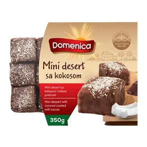 Kolači Mini Desert Kokos 350g Domen