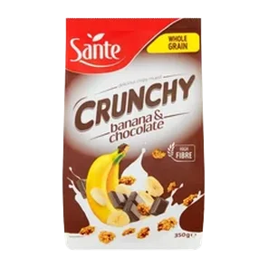 Crucnhy banana cokolada Sante 350gr