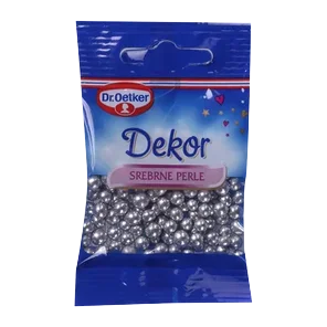 Dr.oetker Srebrne Perle Dekor 10g