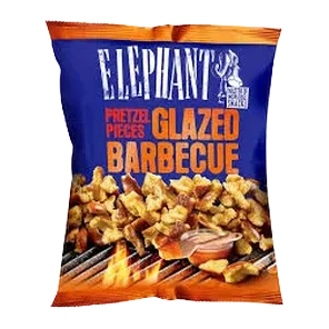 Elephant Pretzel Pieces Glazed Barbecue 125g