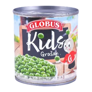 Grašak Kids Extra Fini 212ml Globus