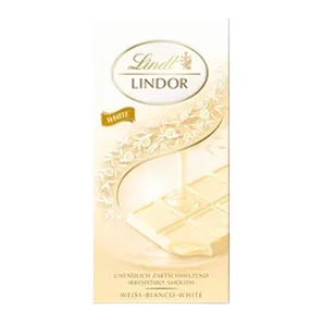 Cokolada bela Lindor 100g