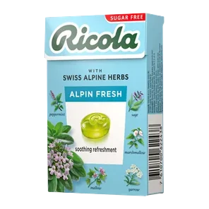 Bombone bez secera Ricola Alpin 40g