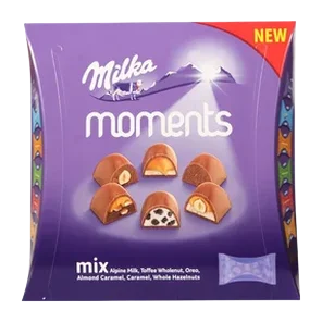 Bombonjera Milka Moments Mix 169g
