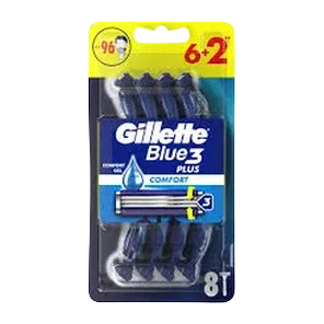Gillette blus 3+ red brijač 6+2