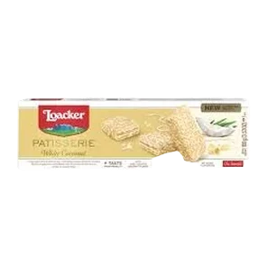 Vafl beli kokos Loacker 100g