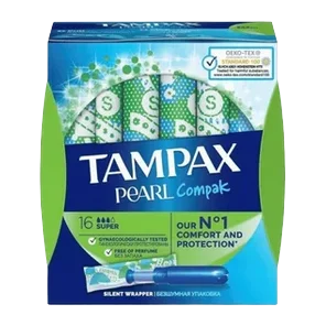 Tamponi Tampax Compak Pearl Super 16/1