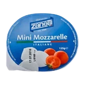 Mozzarela mini 42 % m.m. 125 g