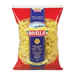 Testenina Gomiti 53 Divella 500g