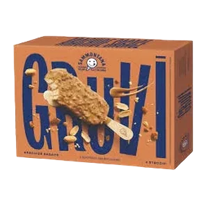 Sladoled Gruvi peanutes(4x60g)