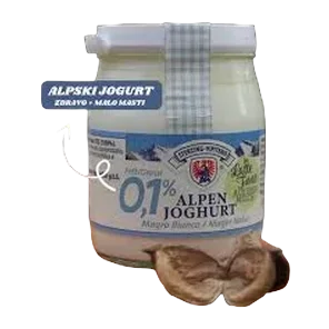Jogurt Alpski Organski 0.1% 150g Vipiteno
