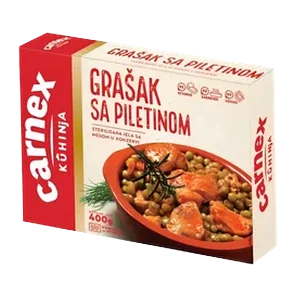 Grašak Sa Piletinom 400g Carnex