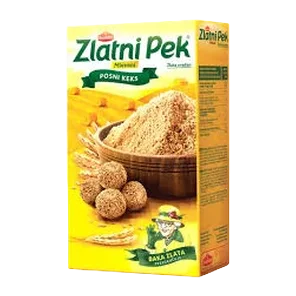 Keks mleveni Zlatni Pek 285g,Koncern Bam
