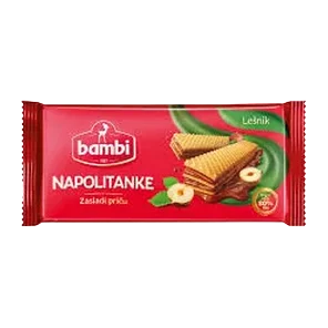 Bambi Napolitanke Lesnik 185g