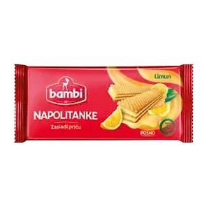 Napolitanke limun Bambi 185g