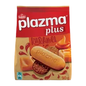 Keks Plazma plus sa karamelom 90g