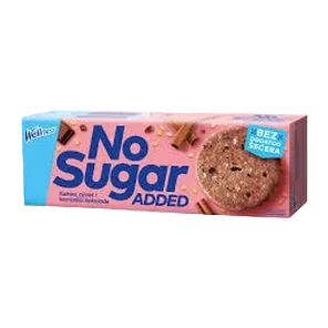 Keks Wellness No Sugar Added 125g