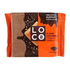 Napolitanka Slana Karamela I Kikiriki Loco 115 Gr Bambi