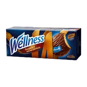 Keks karamela&mlecna coko.Wellness 185g