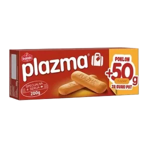 Keks Plazma 150g+50g Poklon Bambi