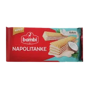 Napolitanke Kokos Vafel Bambi 185 G