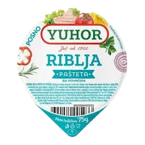 Pasteta riblja sa povrcem Yuhor 75g