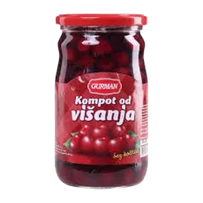 Kompot visnja bez kost.Gurman 720g
