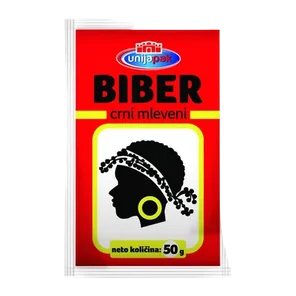 Biber Crni Mleveni 50gr Unijapak