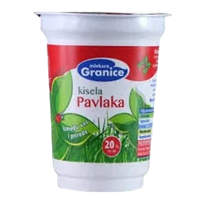 Kisela pavlaka 20%mm Granice casa 400g