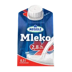 Mleko steriliz.2.8%mm Meggle cep TP 0.5l