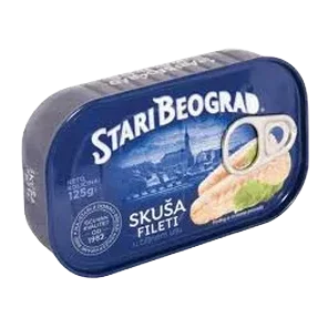 Stari Beograd skuša fileti 125 g