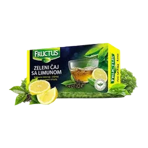 Caj zeleni sa limunom Fructus FV20-30g