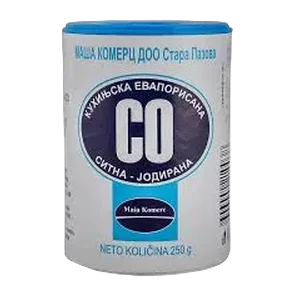 So Evaporisana Kuhinjska Sitna Jodirana 250 Gr Dozna Kristal So