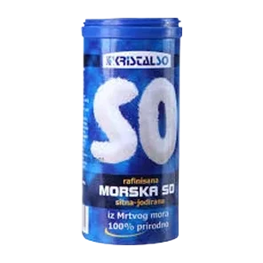 So morska rafinisana,sitna,jodirana dozn