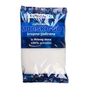 So morska krupna Kristal So kesa 1kg