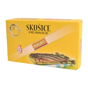 Malibu skušica u biljnom ulju 125g