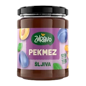 Pekmez Šljiva Niskokal 300g Zdravo