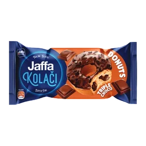 Krofna prelivena Triple choco 58g Jaffa