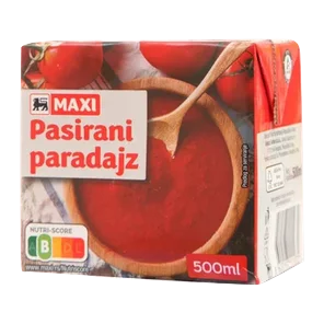 Paradajz pasirani Maxi brik 500ml