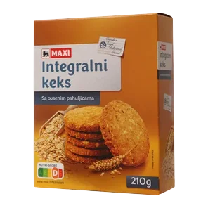 Integr.keks ovsene pahuljice Maxi 210g