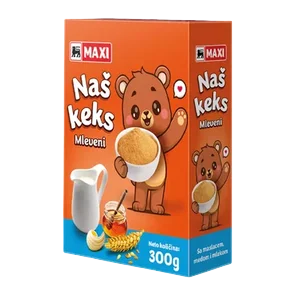 Nas Keks Maxi mleveni 300g