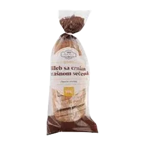 Hleb sa crnim brasnom seceni Maxi 500g