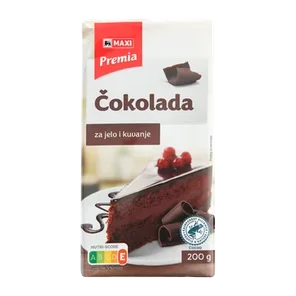Cokolada za jelo i kuvanje Maxi 200g