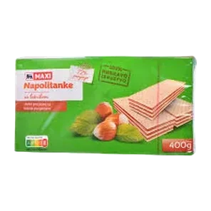Napolitanke sa lesnikom Maxi 400g