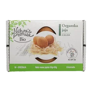 Kokosija jaja omega 3 Nature promise 6/1