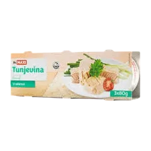 Tunjevina komadi u salamuri Maxi 3x80g