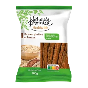 Ovsene plocice sa lanom NP 300g
