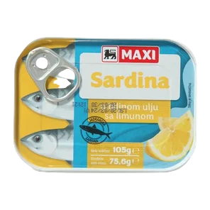 Sardina u bilj.ulju&limun Maxi 105g