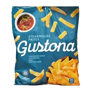 Zamrznuti pomfrit steakhouse Gustona 1kg