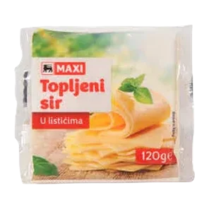 Topljeni sir u listicima Maxi 120g